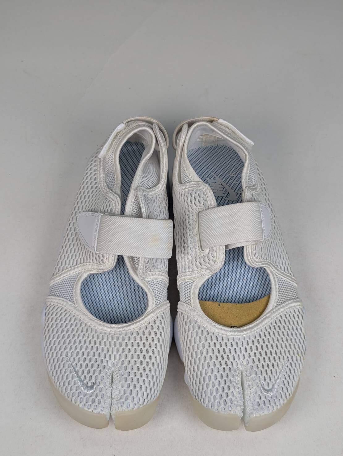 微瑕疵-左右腳鞋面鞋底泛黃 848386-100 W9 W NIKE AIR RIFT BR 忍者鞋 白色