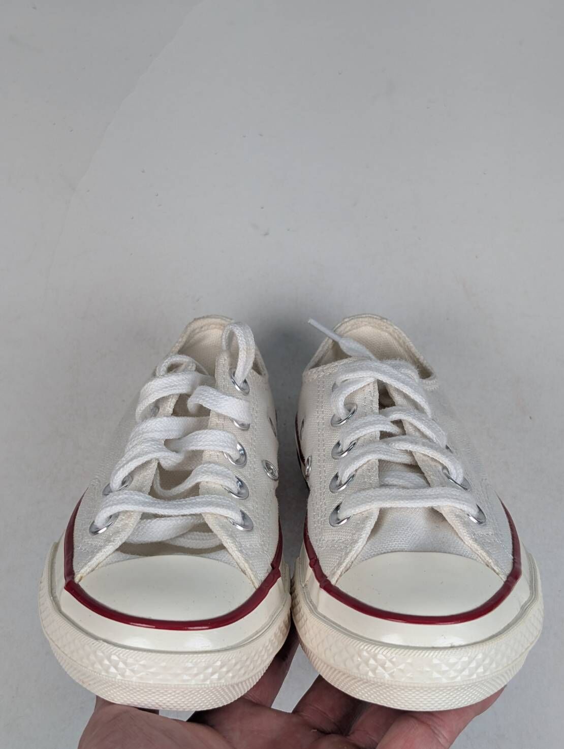 微瑕疵-左右腳鞋面泛黃 368988C P11 CONVERSE CHUCK 70 OX 低筒休閒鞋中大童白