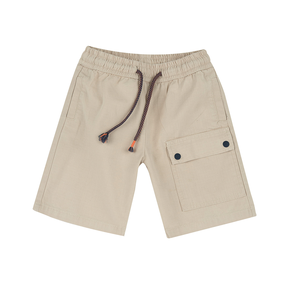 峽谷探險-側貼袋卡其五分褲