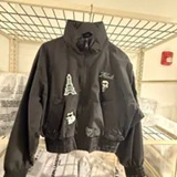 [S] KARL LAGERFELD BLACK BOMBER JACKET, LWQMP415-BLK (SKL1602)