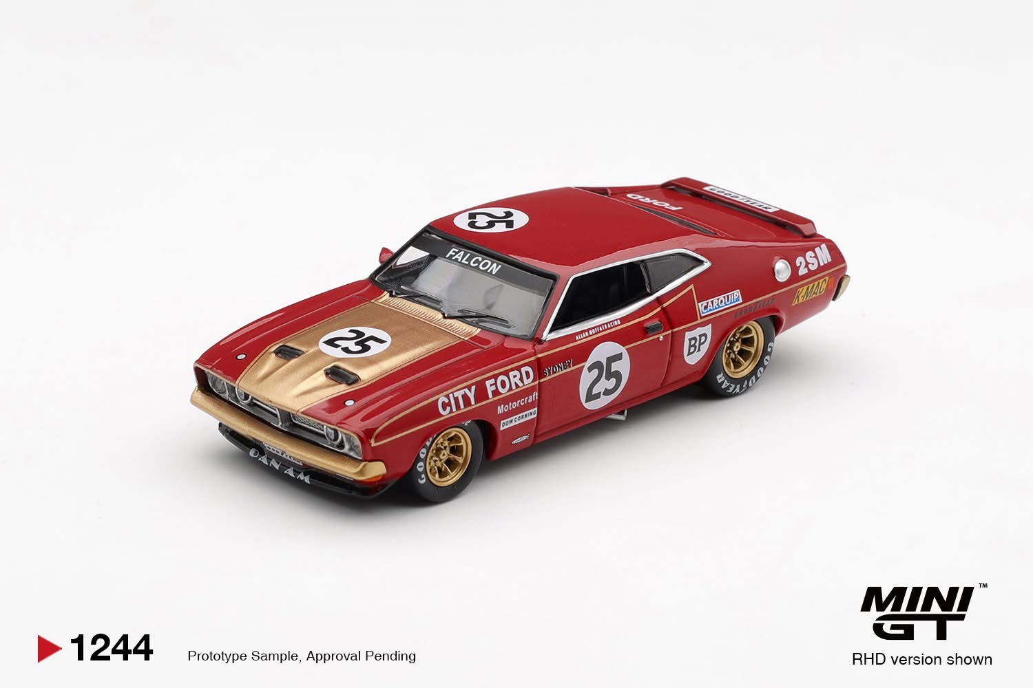 預訂 Pre Order - MiniGT 1244 Ford XB Falcon GT #25 1975 Bathurst 1000 Australia Exclusive