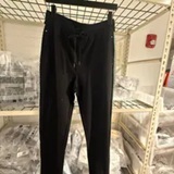 [S] KARL LAGERFELD BLACK SPORT JOGGER WITH PEARL TRIM, L6TF7015-BLK (SKL1603)