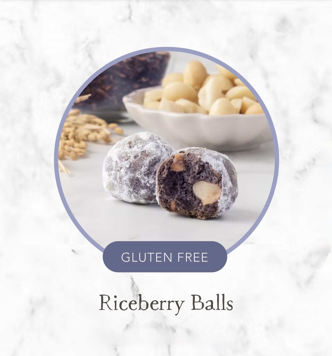 PS I LOVE YOU 曲奇波波 - Riceberry Balls （藍莓）