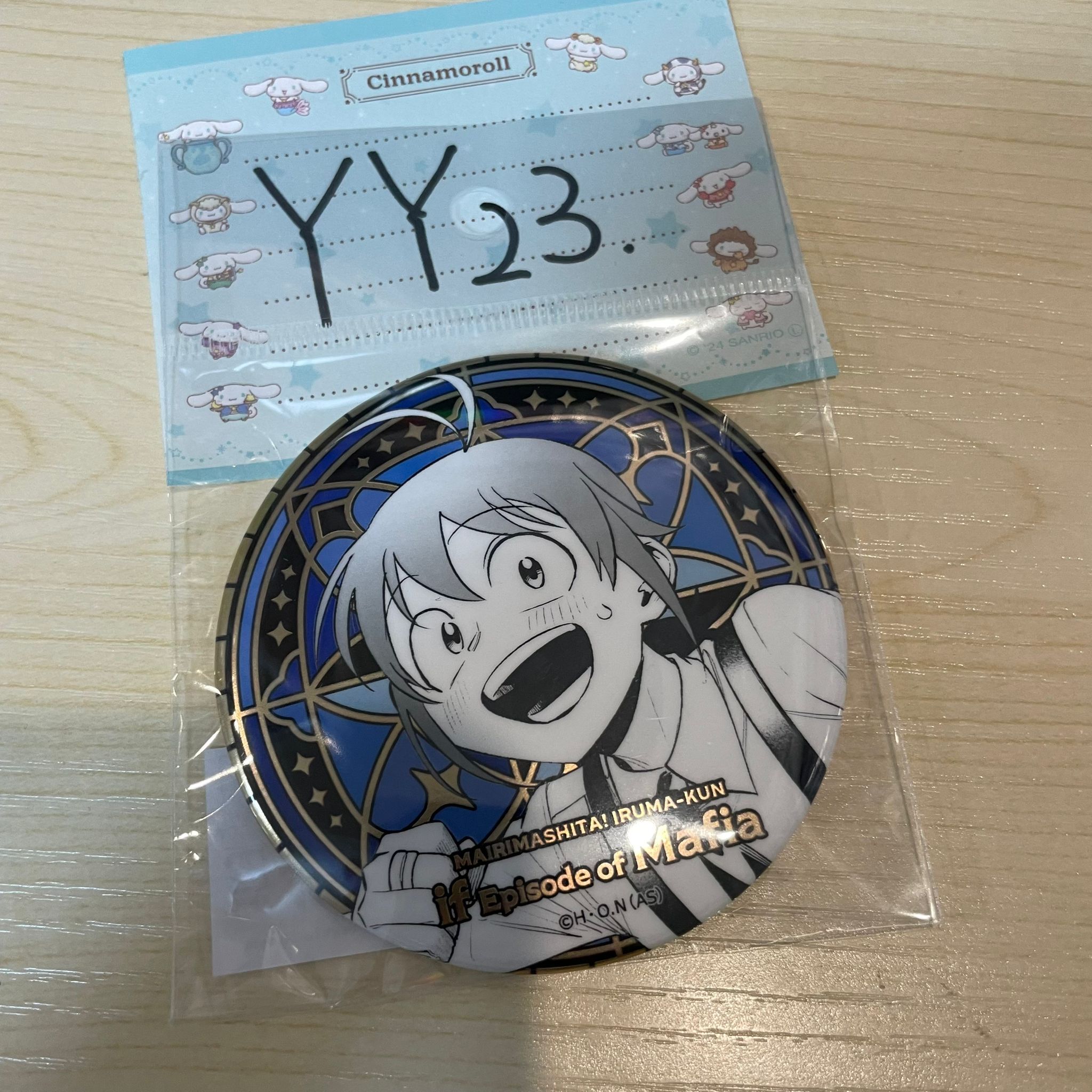 入間同學入魔了！ 入間 襟章 #YY23