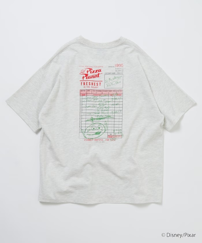 【限定聯名預售】玩具總動員 Toy Story 披薩星球🍕🪐 精緻後背印花圓領 Tee / 四色