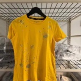 [S] KARL LAGERFELD LEMON CHROME EMBELLISHED WHIMSY TEE, L6WHA040-LEI (SKL1605)