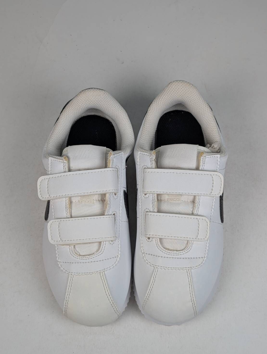 微瑕疵-左右腳鞋面泛黃氧化 904767-102 1Y Nike Cortez Basic SL 中童 阿甘 魔鬼氈