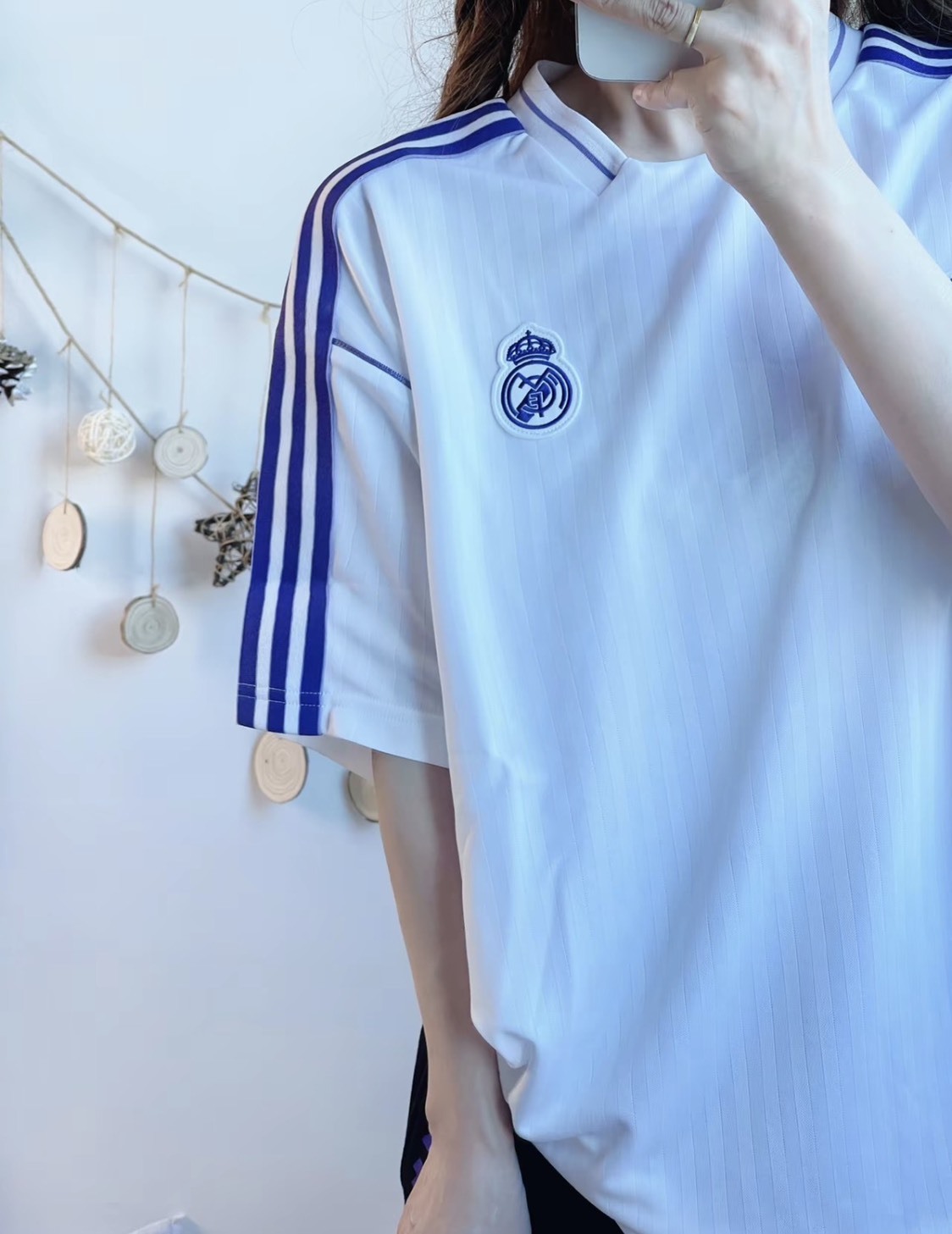 【代購】Adidas Free Shipping With AdiClub Real Madrid Terrace Icons Jersey Gender Neutral