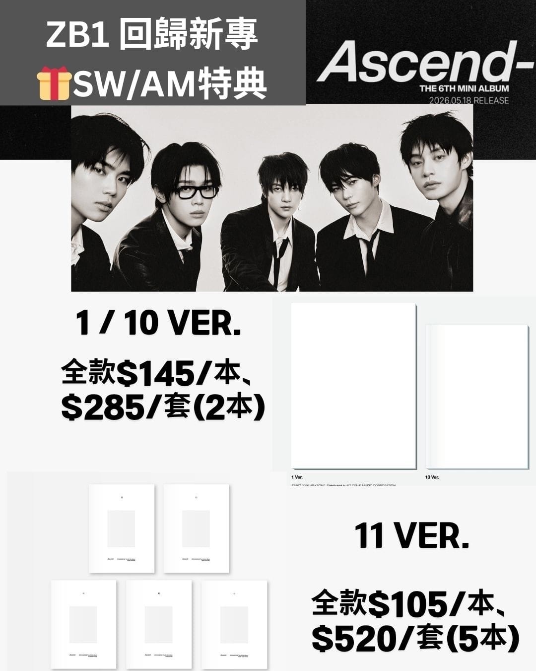 ZB1 6th mini Album [ Ascend ] album