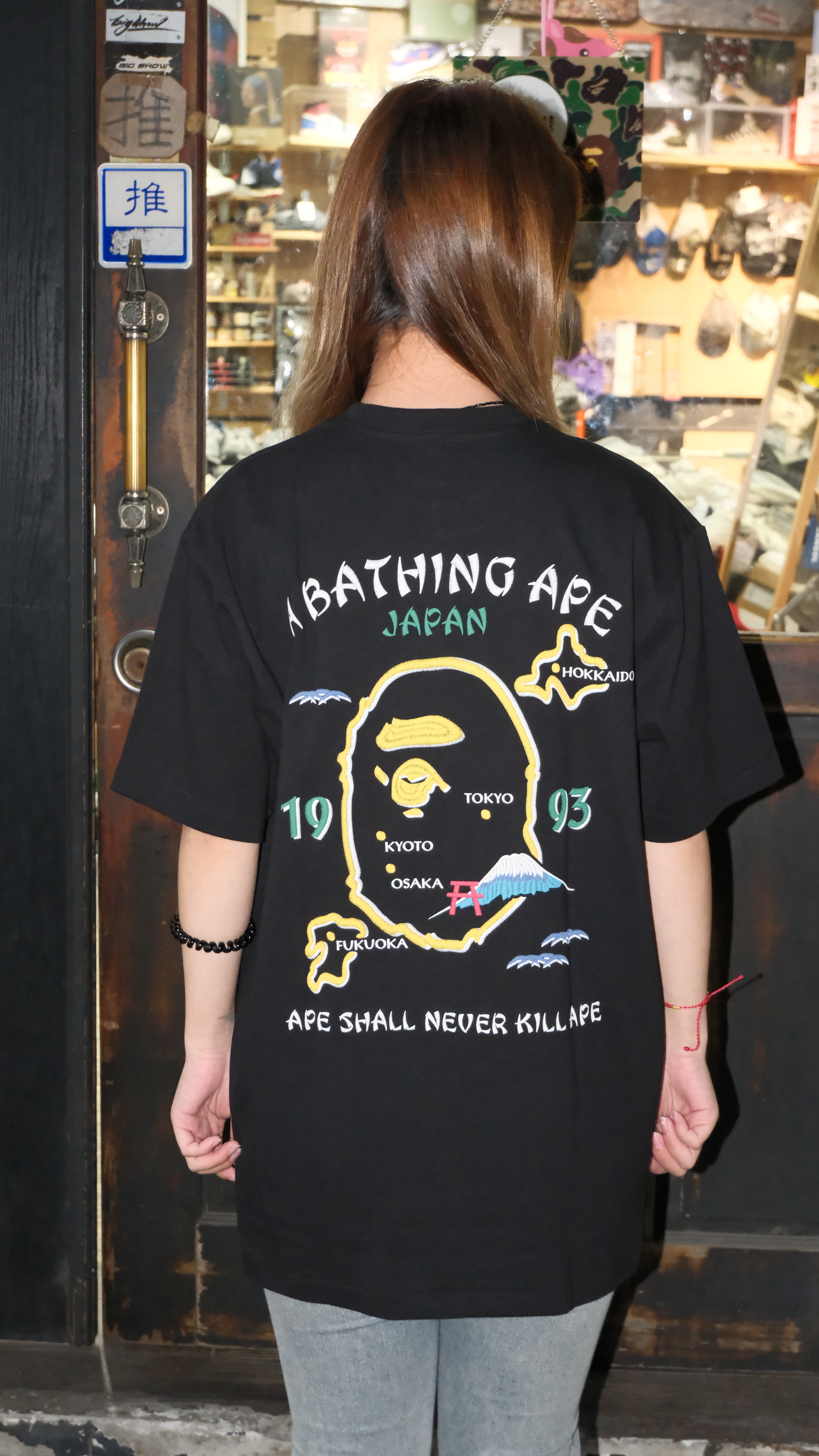 BAPE JAPAN SOUVENIR TEE #1 日本 刺繡風格 短Tee 1L72110050