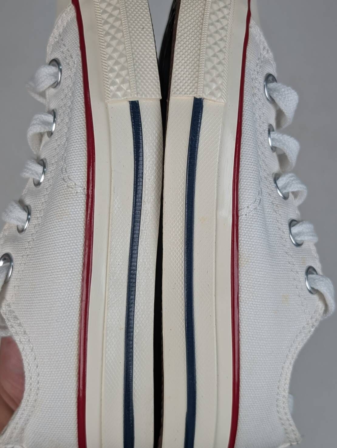 微瑕疵-左右腳鞋面泛黃 368988C P12 CONVERSE CHUCK 70 OX 低筒休閒鞋中大童白