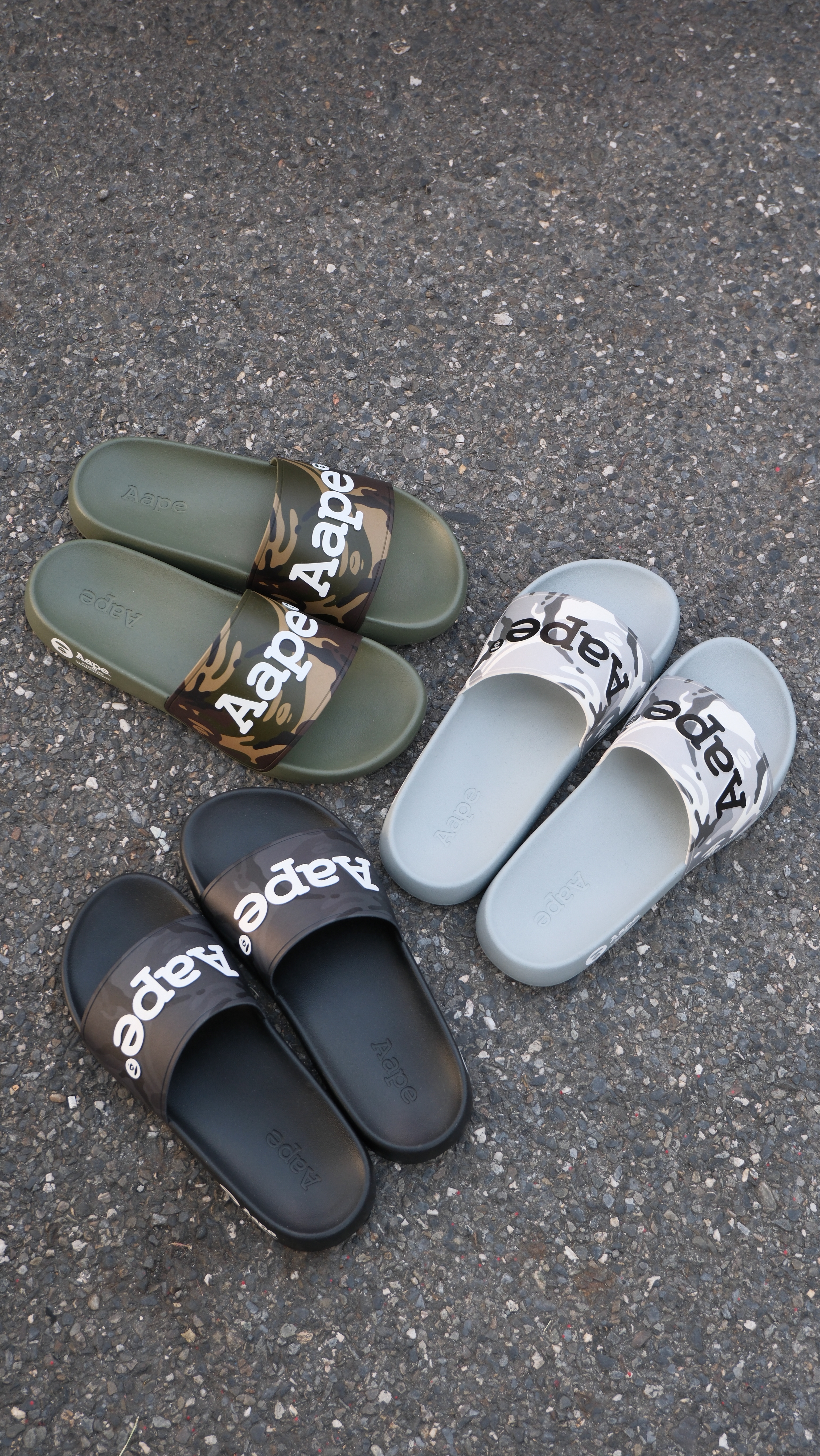 AAPE 經典迷彩防水拖鞋 AAPSHM6763XXQ
