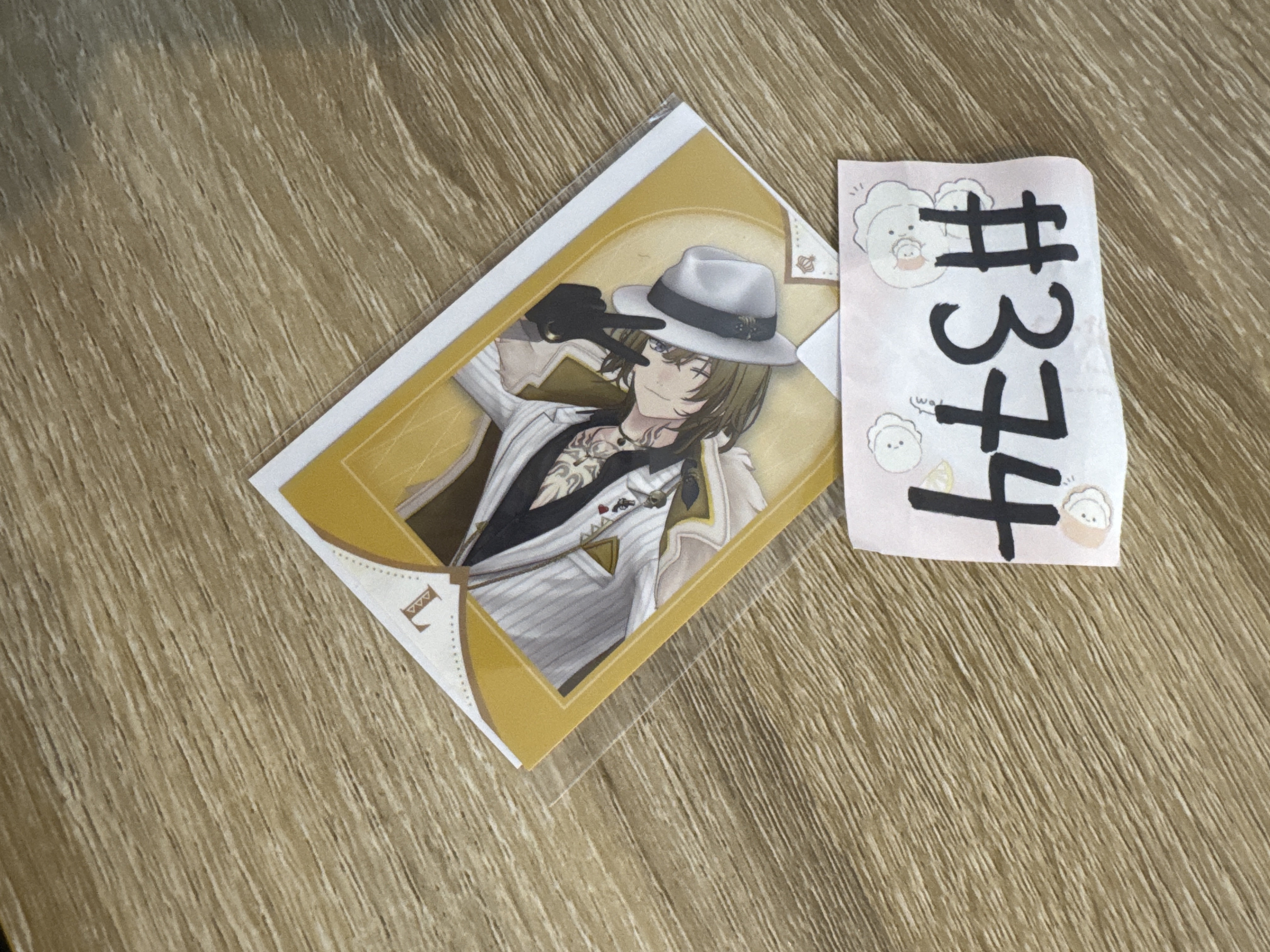 彩虹社 LUCA 小卡 背簽 EN#374