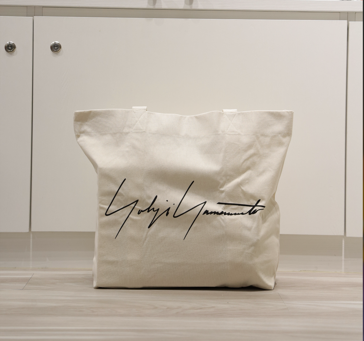 -(C015)-NEIGHBORHOOD NH X YOHJI YAMAMOTO 山本耀司 字體 提袋 黑/白