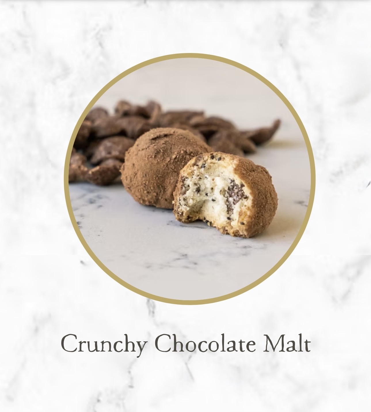 PS I LOVE YOU 曲奇波波 -  Crunchy Chocolate Malt（麥芽朱古力）