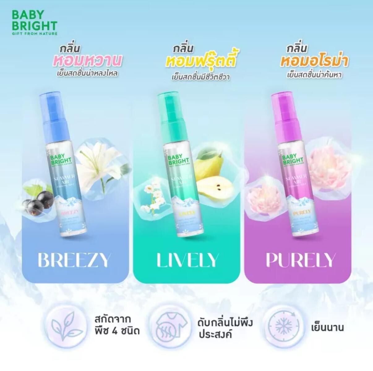 Baby Bright Summer Air冰涼身體噴霧 20ml