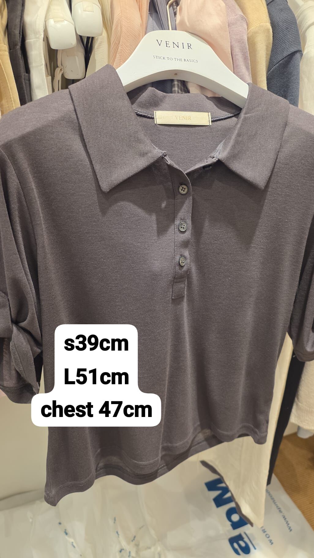 VR6105 捲袖Polo上衣