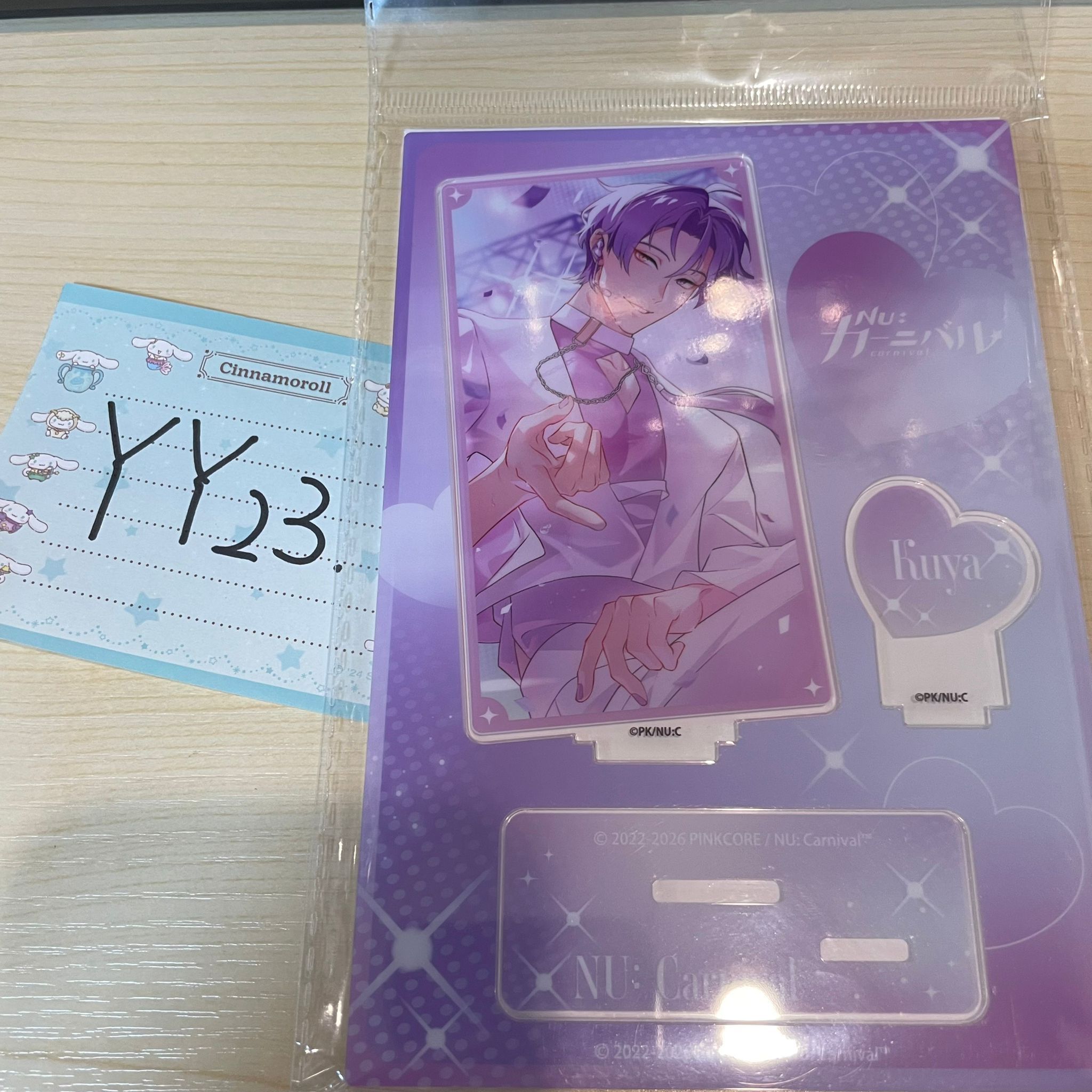 新世界狂歡 玖夜 立牌 #YY23