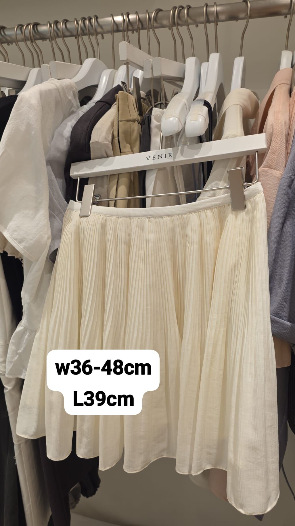 VR6102 混絲壓百褶裙