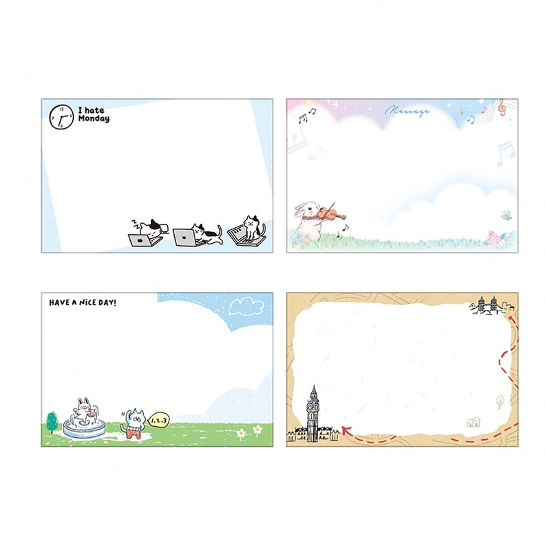 四季紙品 彩色便條紙 3入組【M4004】