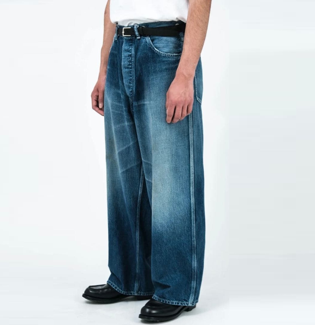 LAST PCS: A.PRESSE 2026 VINTAGE DENIM LOGGER PANTS (26SAP-04-26) - PRE ORDER ITEM (預訂中)