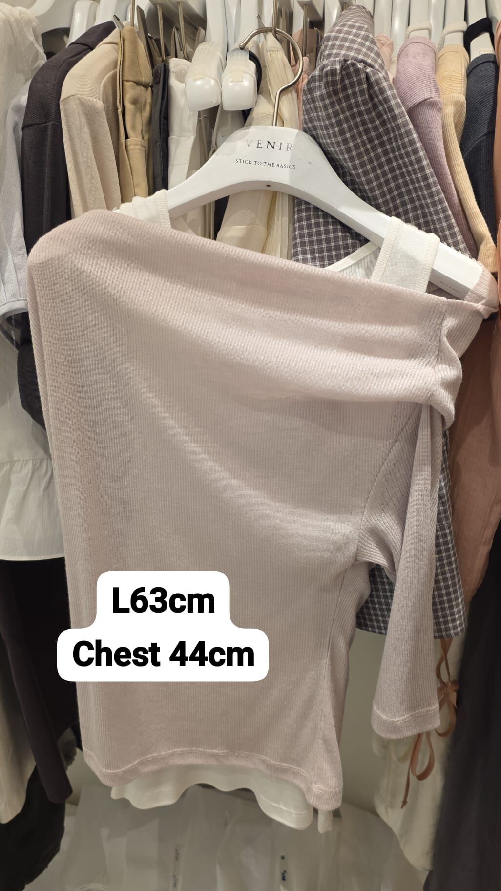 VR6121 假兩件垂墜上衣