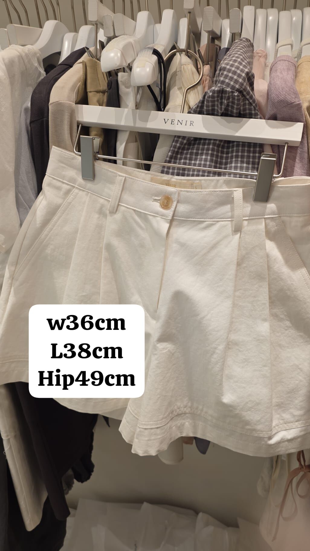 VR6128 夏季壓褶短褲