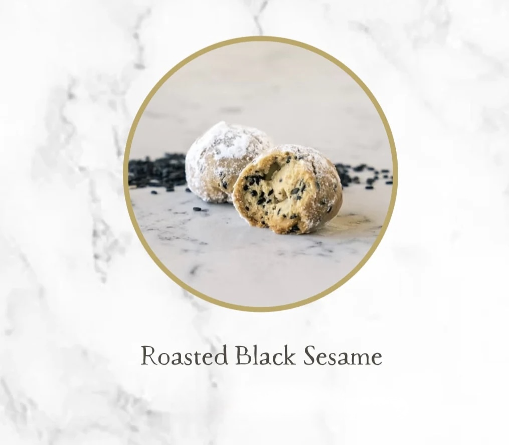 PS I LOVE YOU 曲奇波波 -  Roasted Black Sesame（烤黑芝麻）