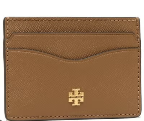 [S] TORY BURCH TORY BURCH EMERSON CARD CASE, MOOSE, 136101-909 (STB745)