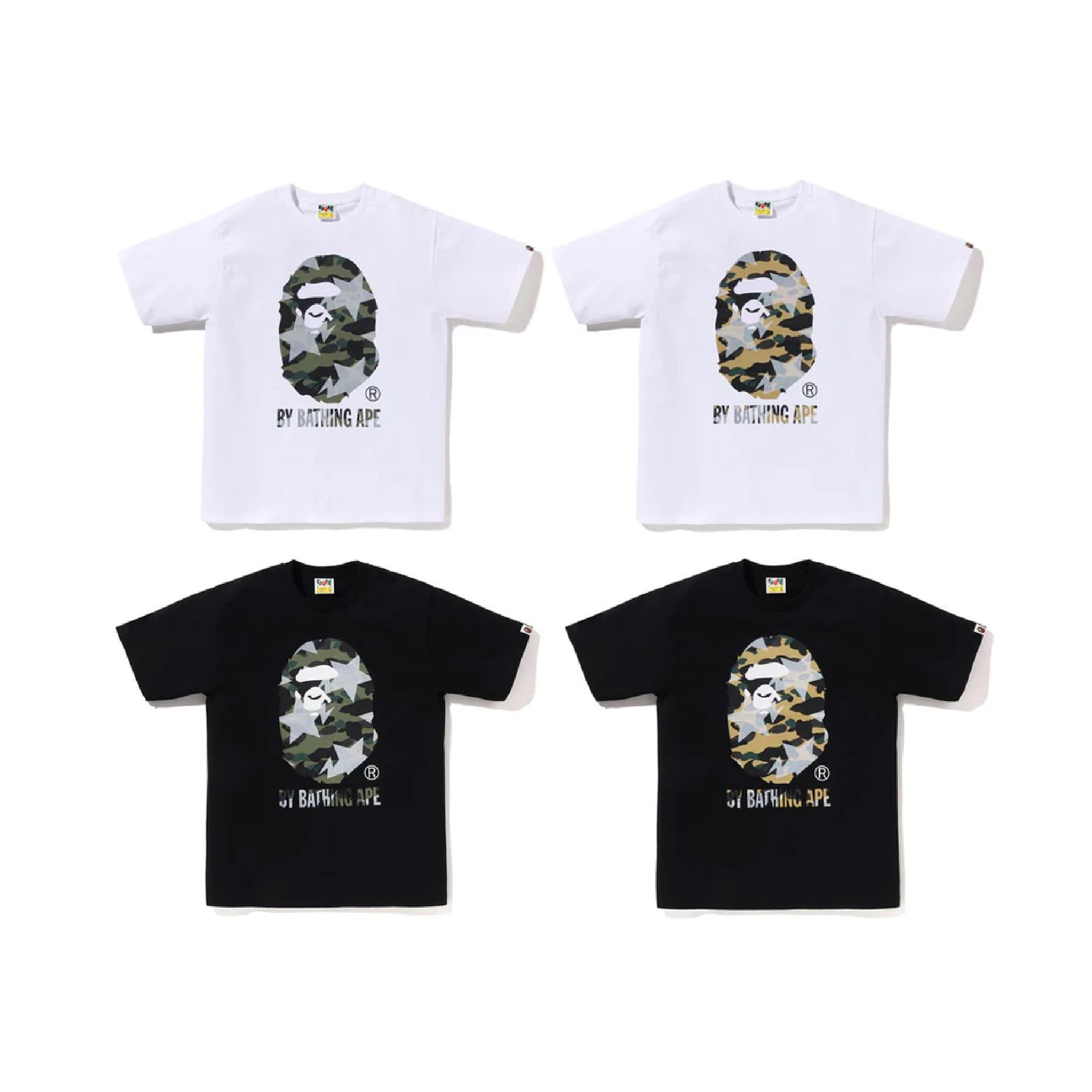 『日本連線中』2026SS A BATHING APE BAPE STA OVER PRINT 1ST CAMO BY BATHING APE TEE 短T 星星 現貨 1M30110023