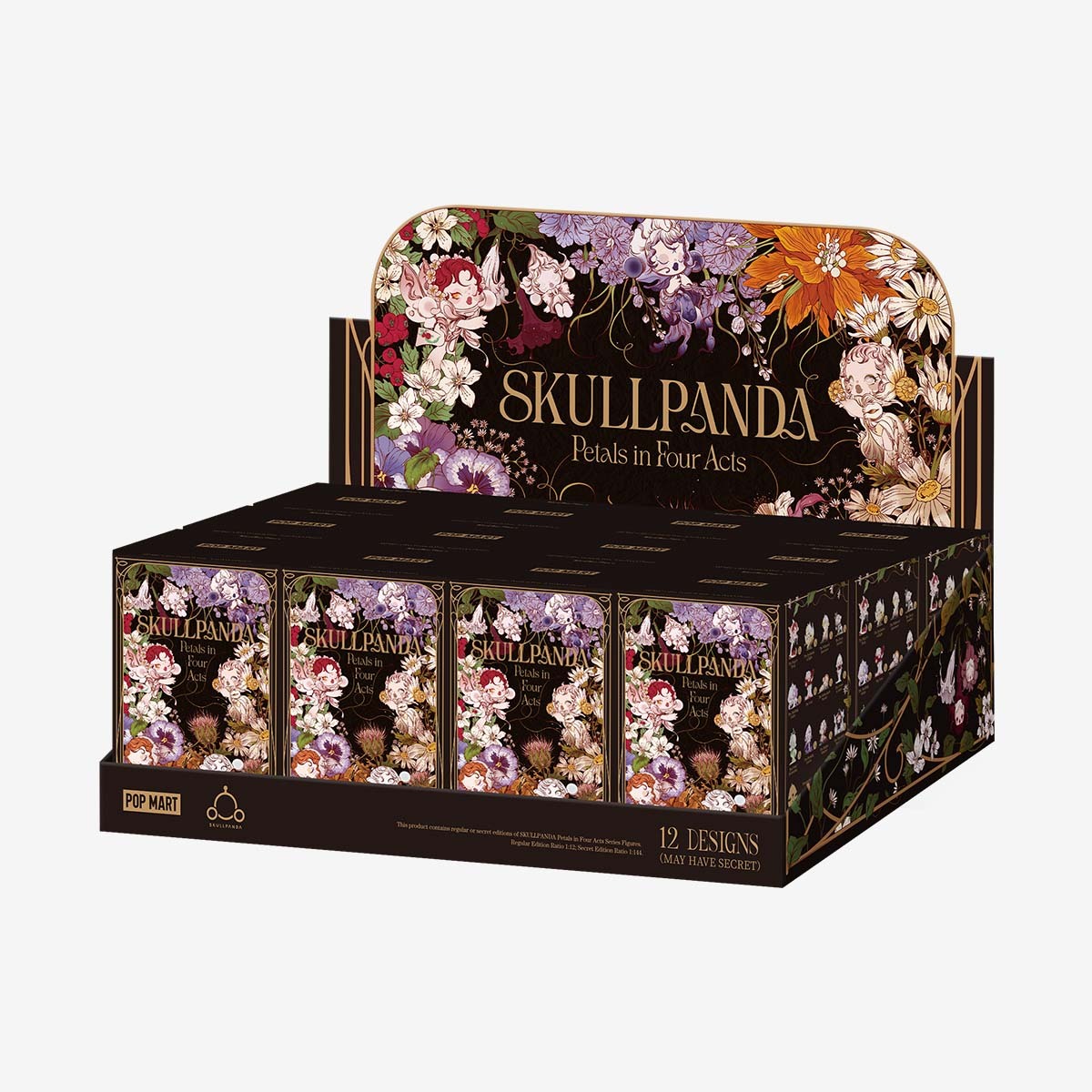 SKULLPANDA Petals in Four Acts Series Figures