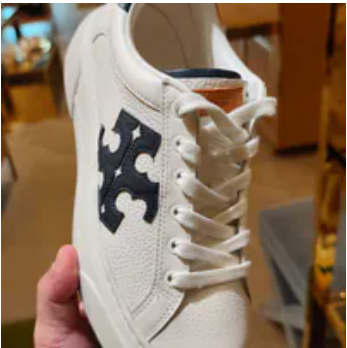 [S] TORY BURCH TORY BURCH COLOR BLOCK PLATFORM SNEAKERS, SNOW WHITE/ PERFECT NAVY, 156540-400 (STB751)