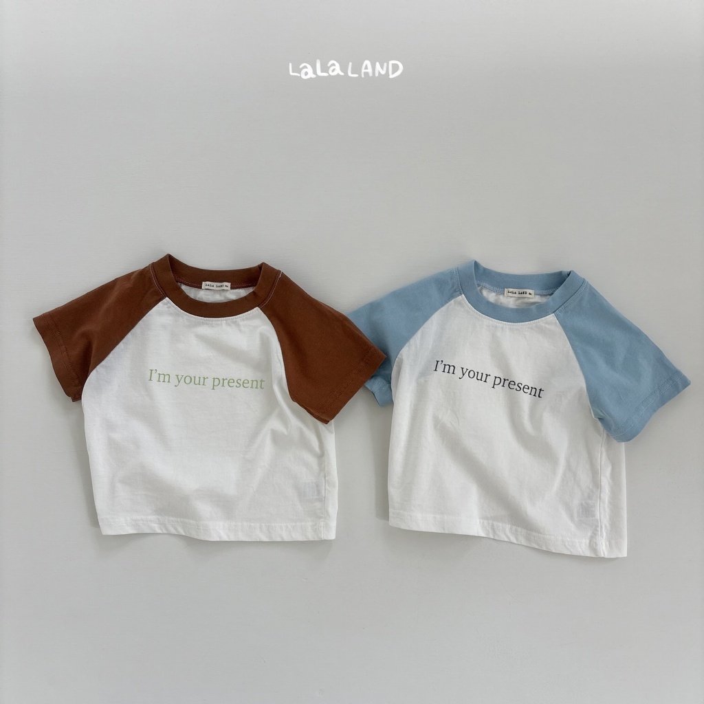 韓國🇰🇷LALA LAND 禮物短袖Ｔ恤(6M-18M)