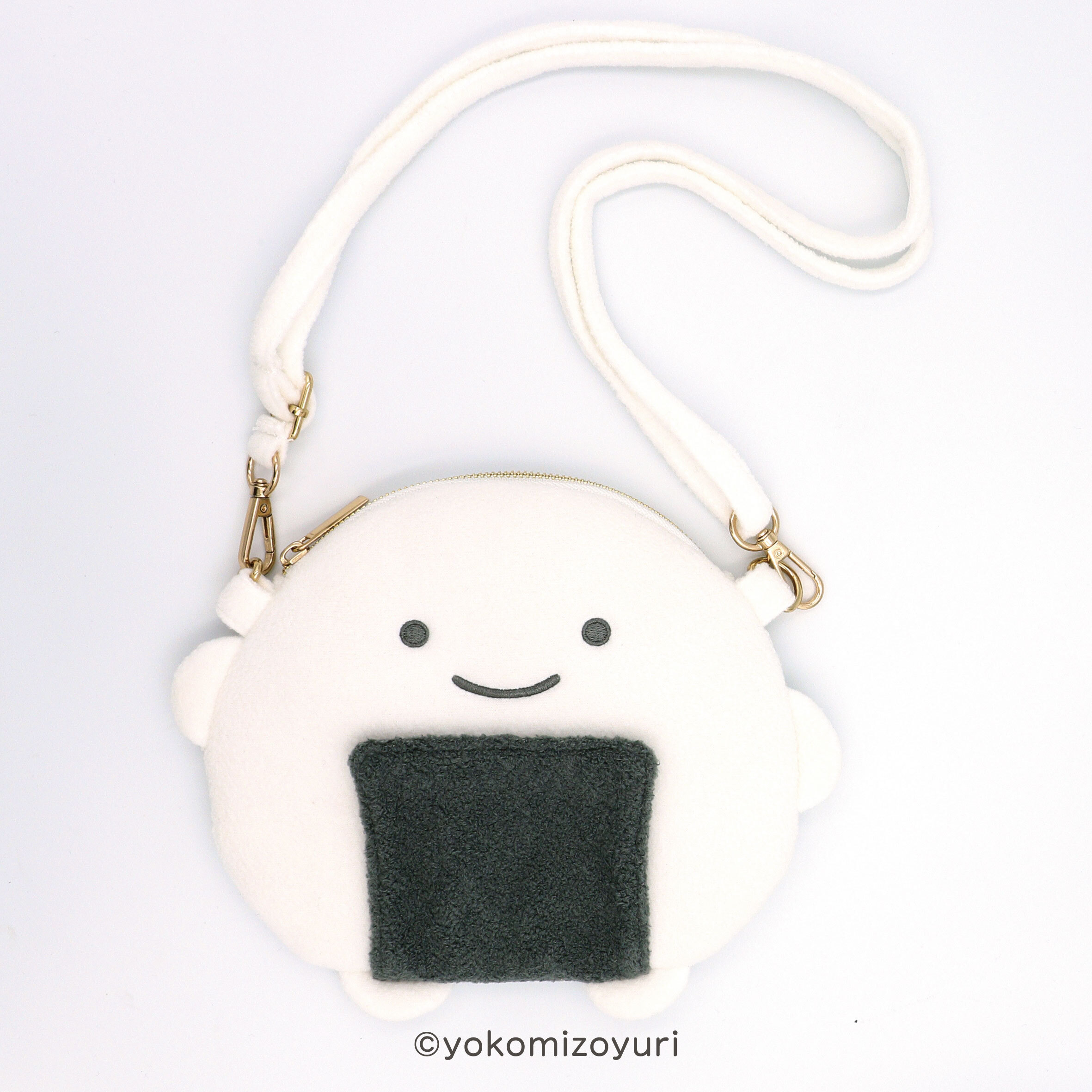 Ensky "Nandemoikimono" Nori Rice Ball Going Out Mini Pouch