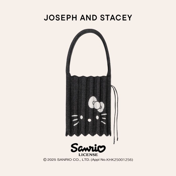 【 5/1收單 】JOSEPH AND STACEY 針織星空百褶包M號 - Hello Kitty 聯名限定版