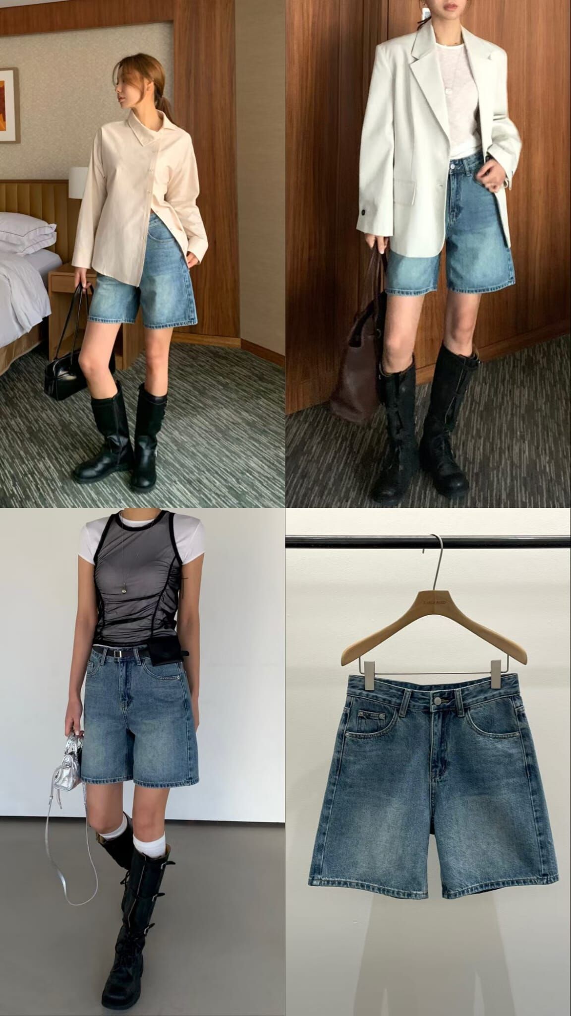 OB6128 中短牛仔褲