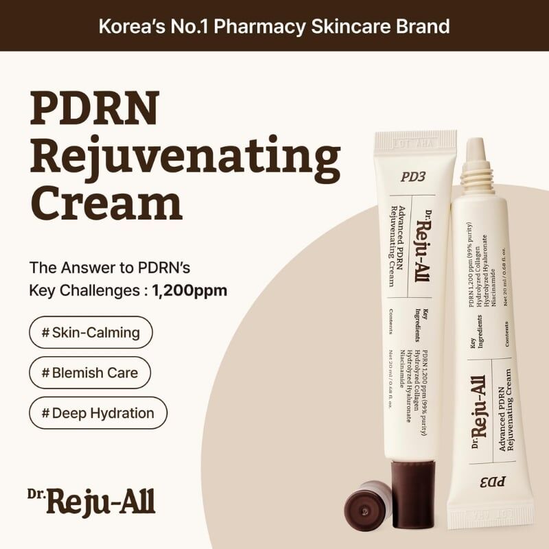 韓國藥局Dr. Reju-All - PDRN 全效煥顏霜Rejuvenating Cream 20ml