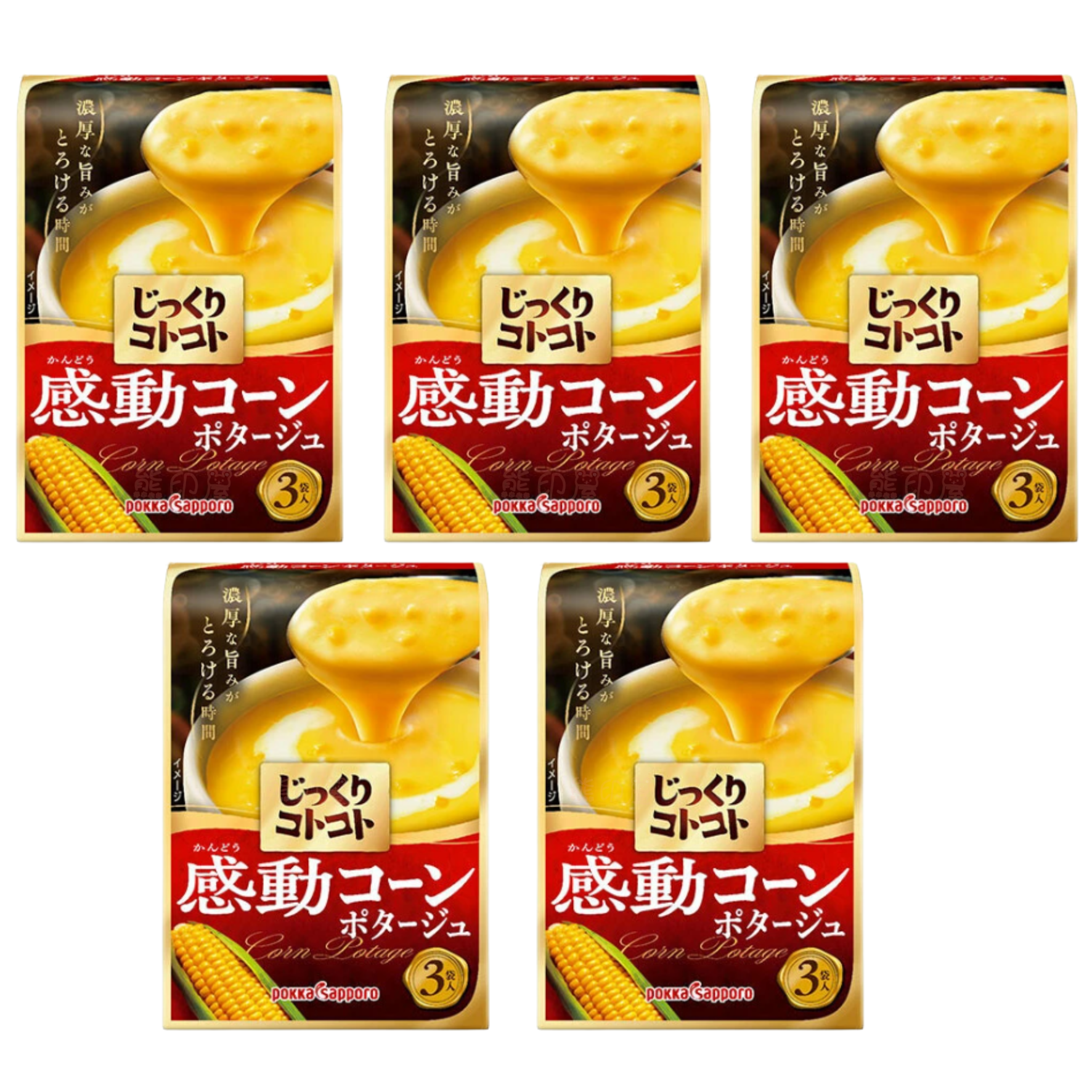 Pokka Sapporo 濃厚粟米湯64.8G X 5 盒