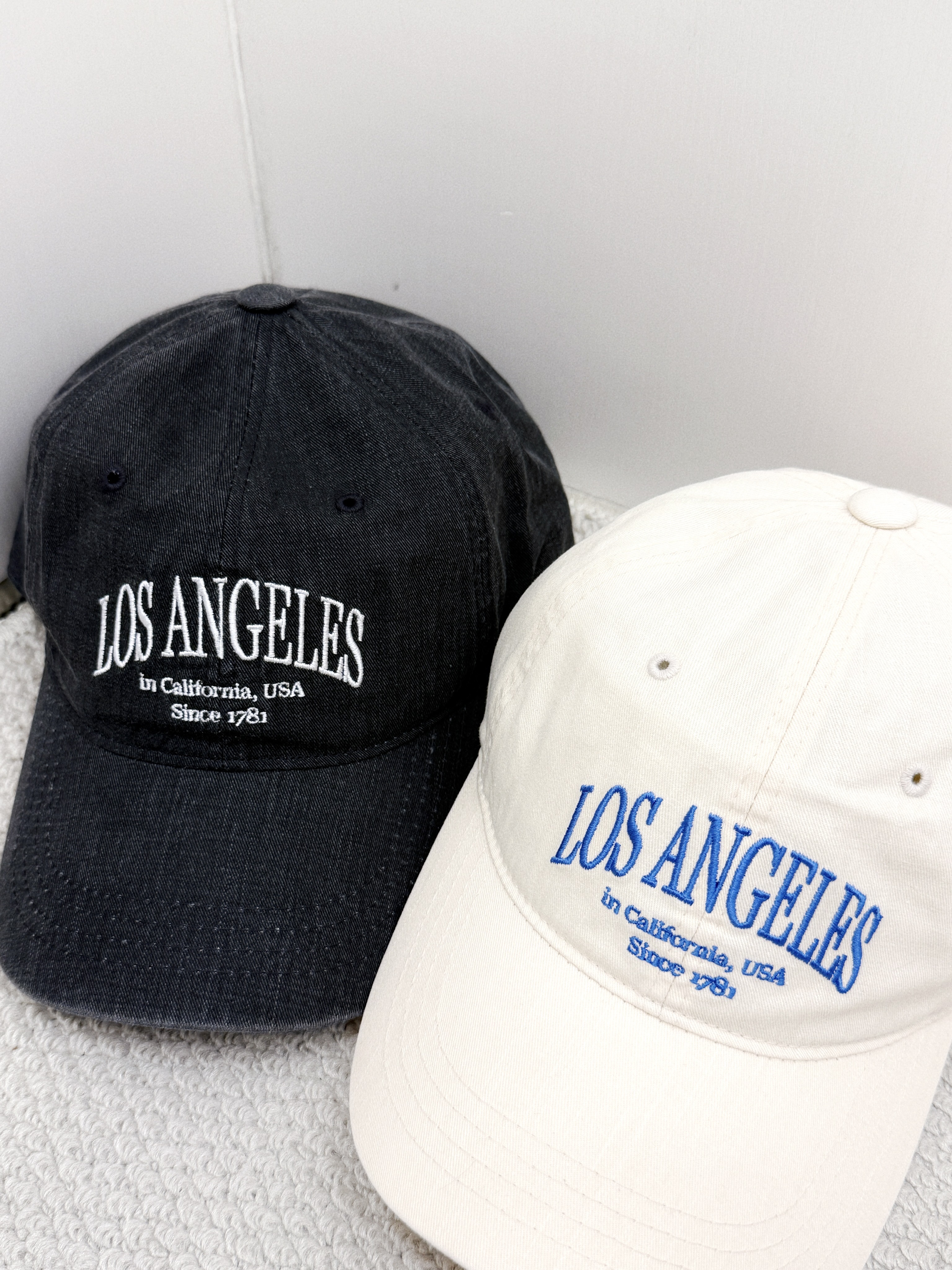 A0122｜美式復古洗水色系LOS ANGELES CAP帽