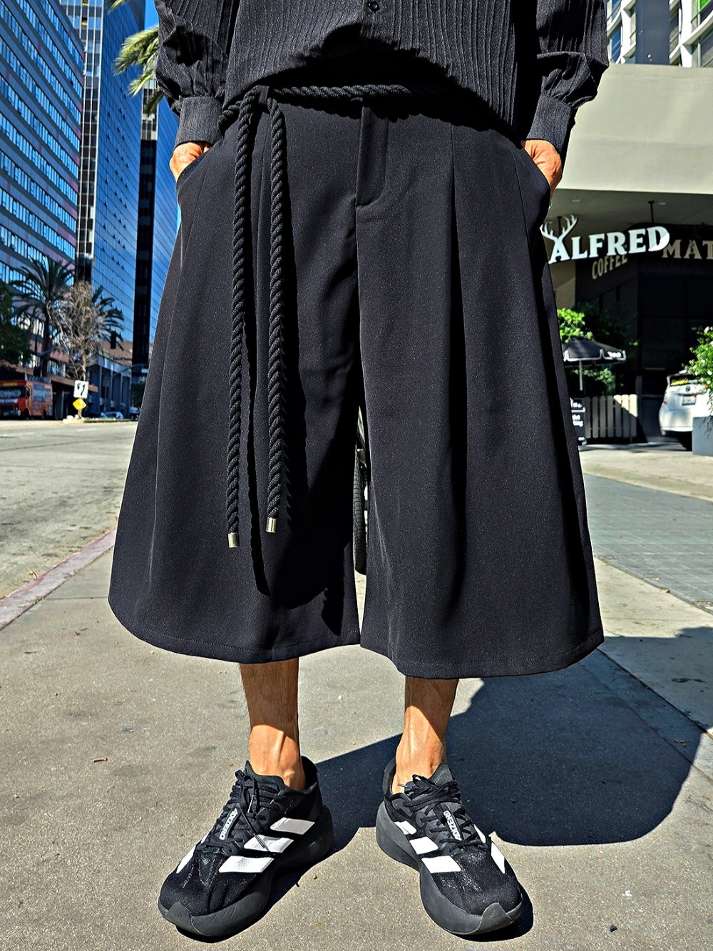 雙褶休閒西裝短褲