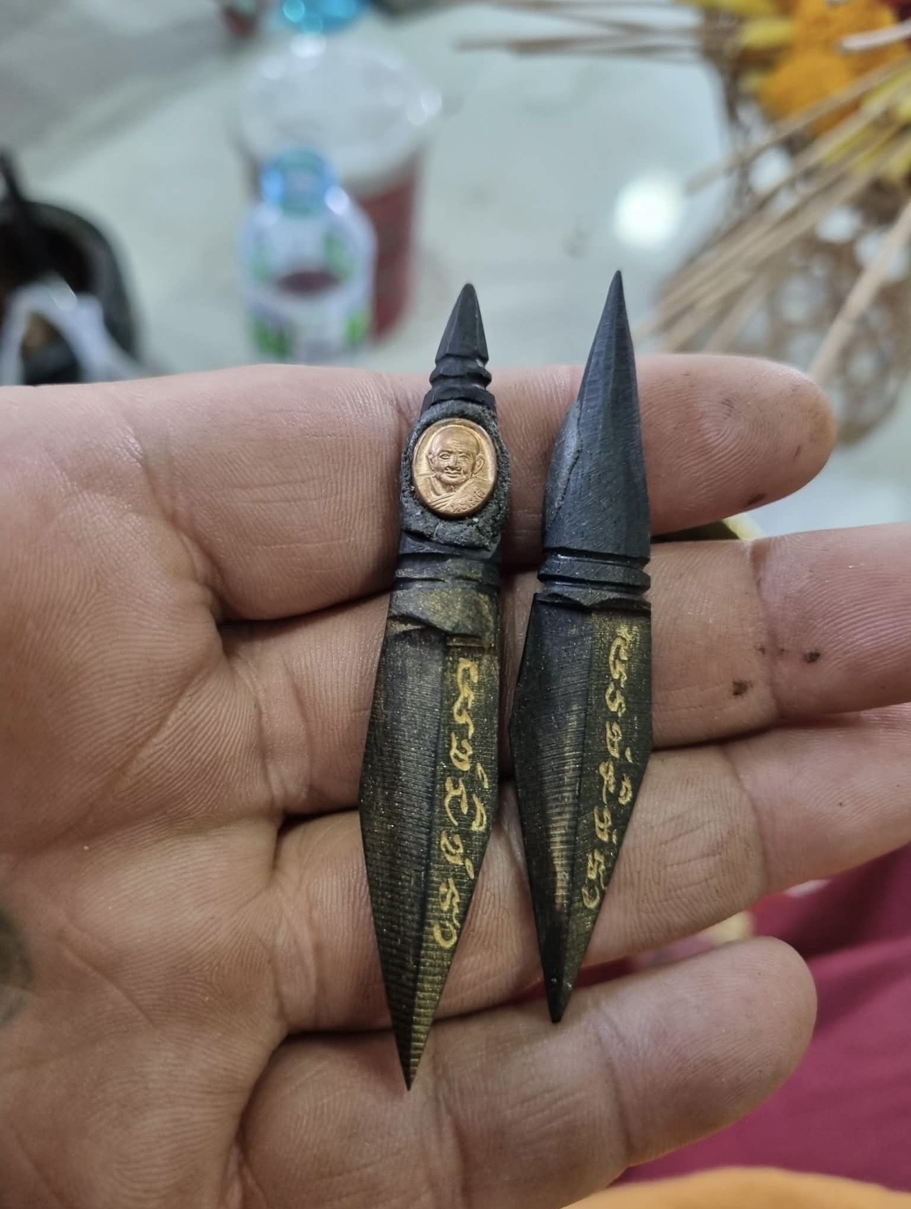 龍婆孔 2012年加持 黑檀木聖劍（KE146）