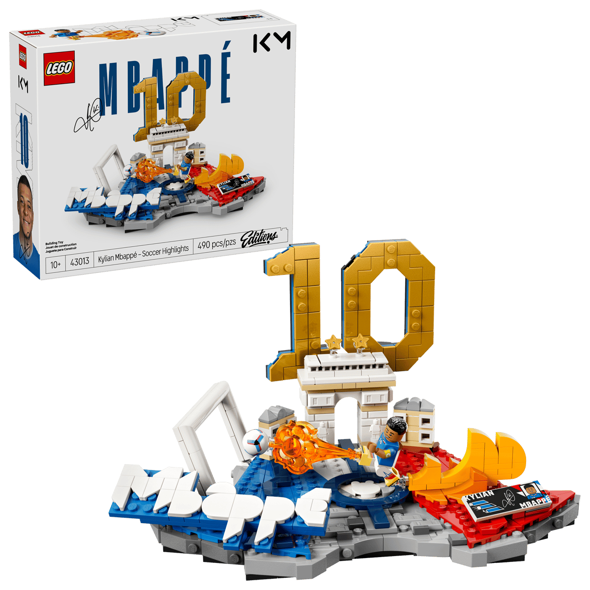 LEGO 43013 Kylian Mbappé – 足壇焦點
