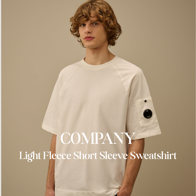 【代購】CP COMPANY 輕刷毛短袖衛衣 短袖大學T 薄款上衣