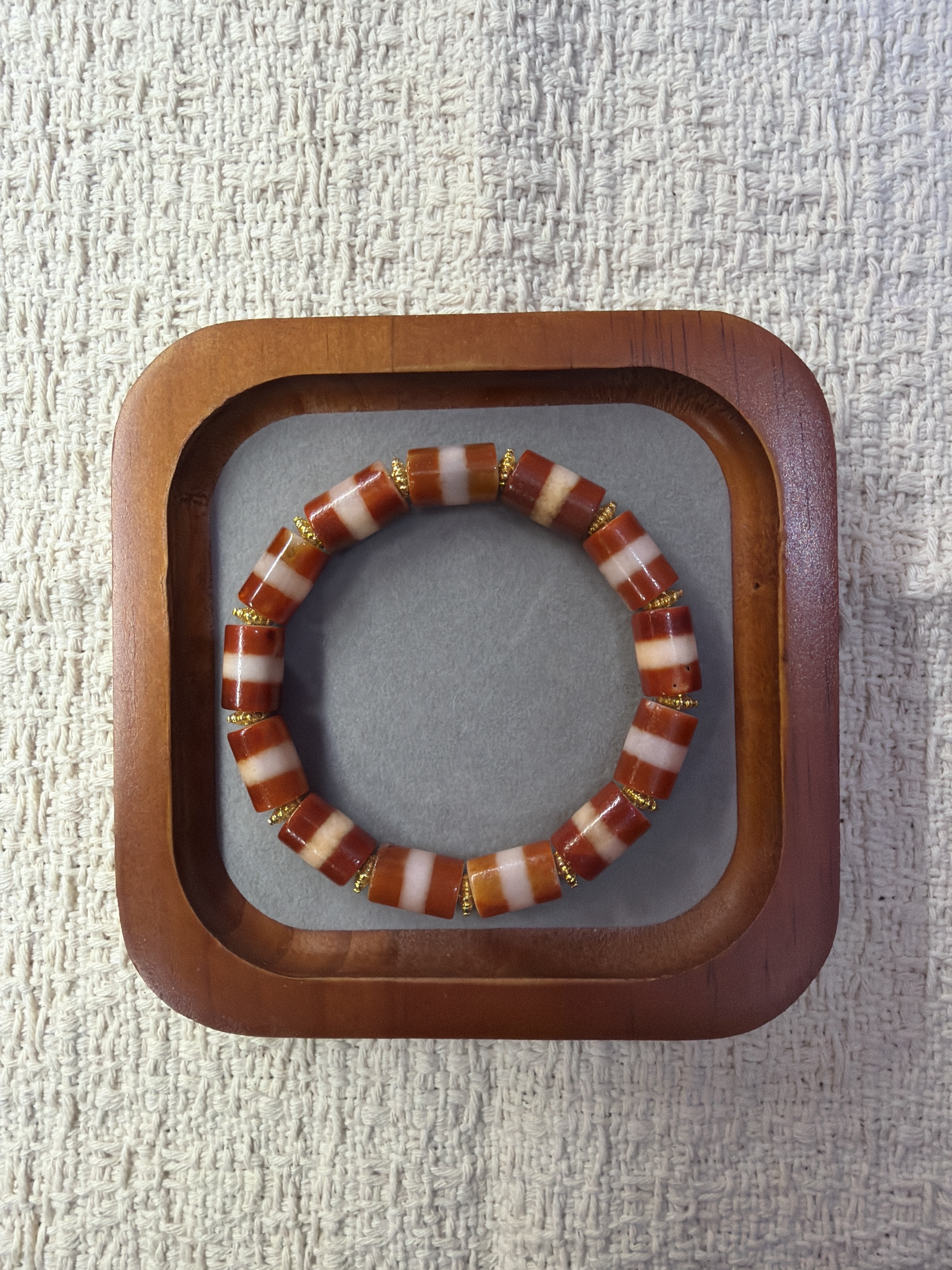 SK182 紅肉一線藥師手串