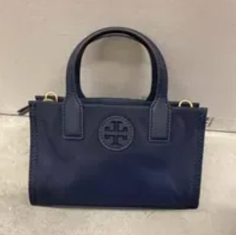 [S] TORY BURCH TORY BURCH NYLON MINI TOTE, TORY NAVY, 146437-405 (STB773)