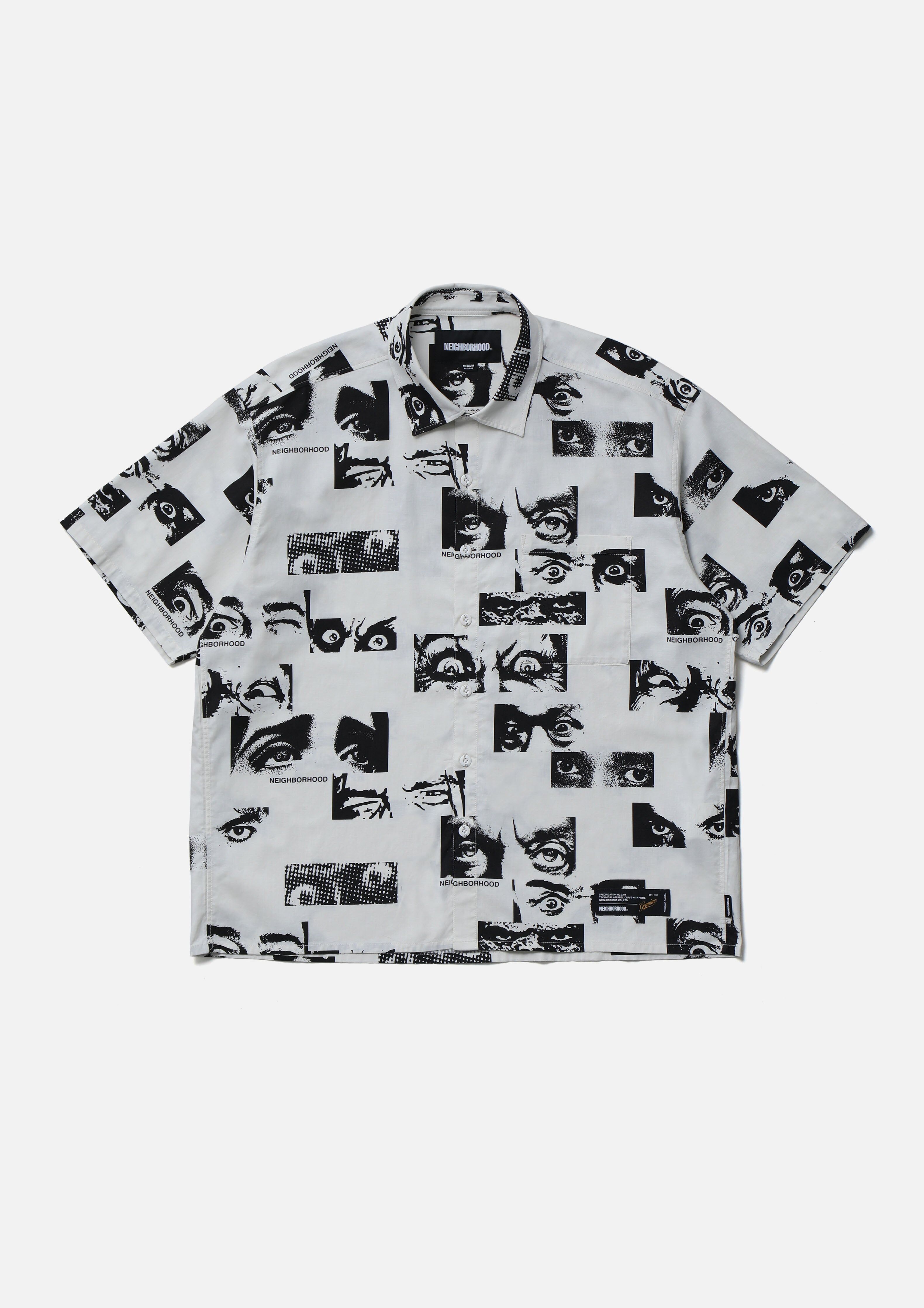 『代購商品』2026SS NEIGHBORHOOD NBHD EYES PATTERN SHIRT SS 襯衫 261TSNH-SHM15