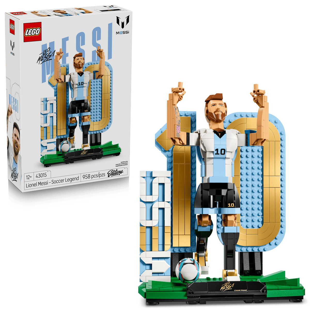 LEGO 43015 Lionel Messi – 足壇傳奇