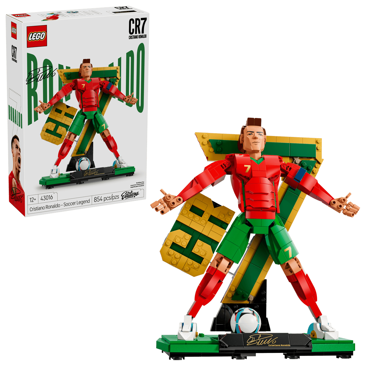 LEGO 43016 Cristiano Ronaldo – 足壇傳奇