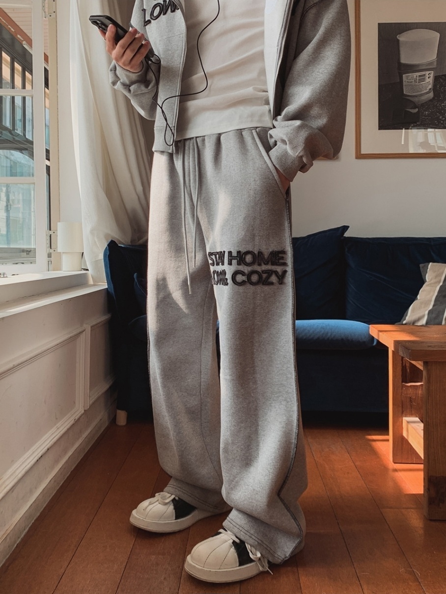 Stay 撞色運動褲