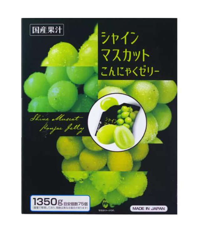 AB260425-T11 日本COSTCO限定雪國麝香葡萄蒟蒻果凍75入（約半年食用期）